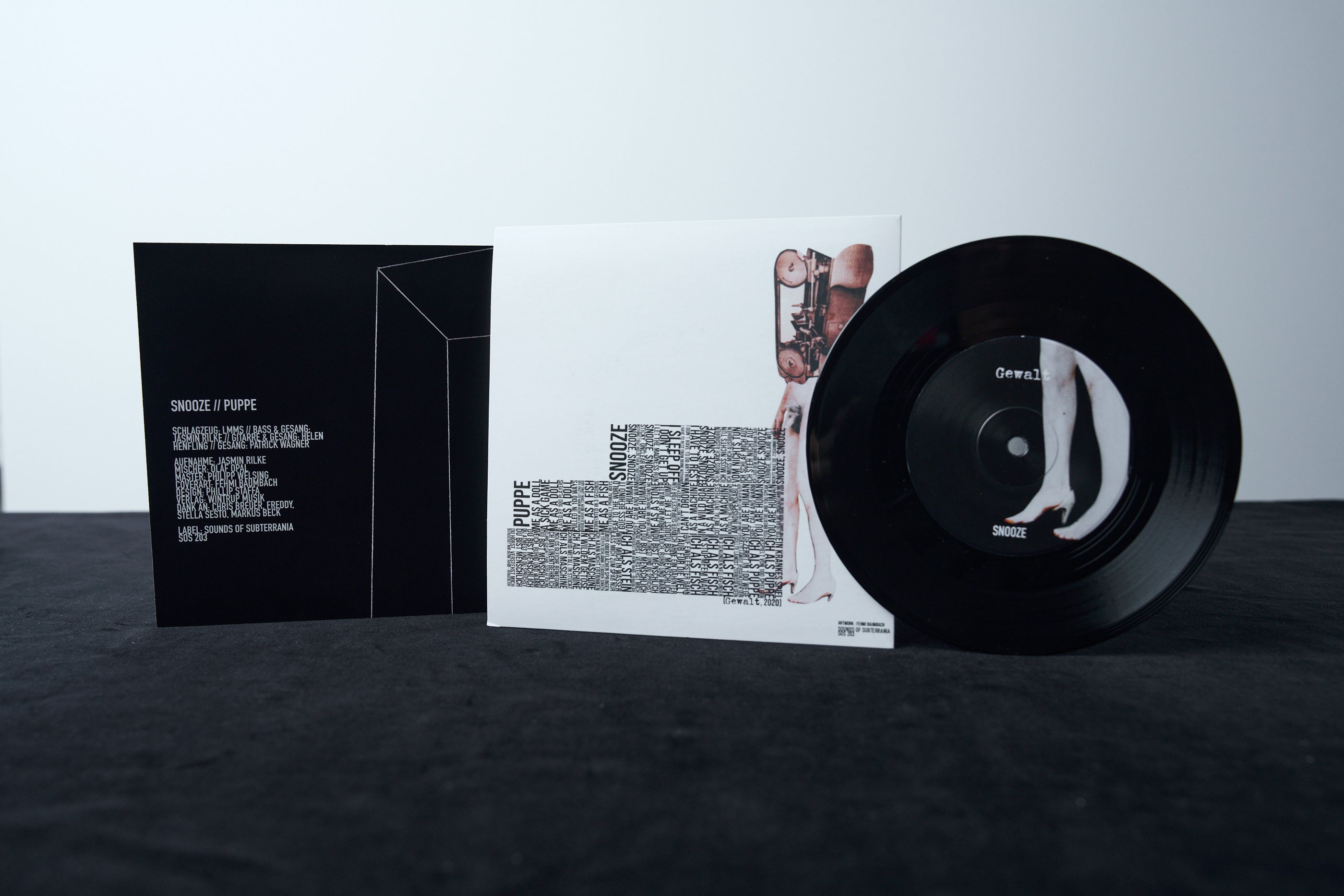 Gewalt  "Puppe/ Snooze" 7Inch Vinyl