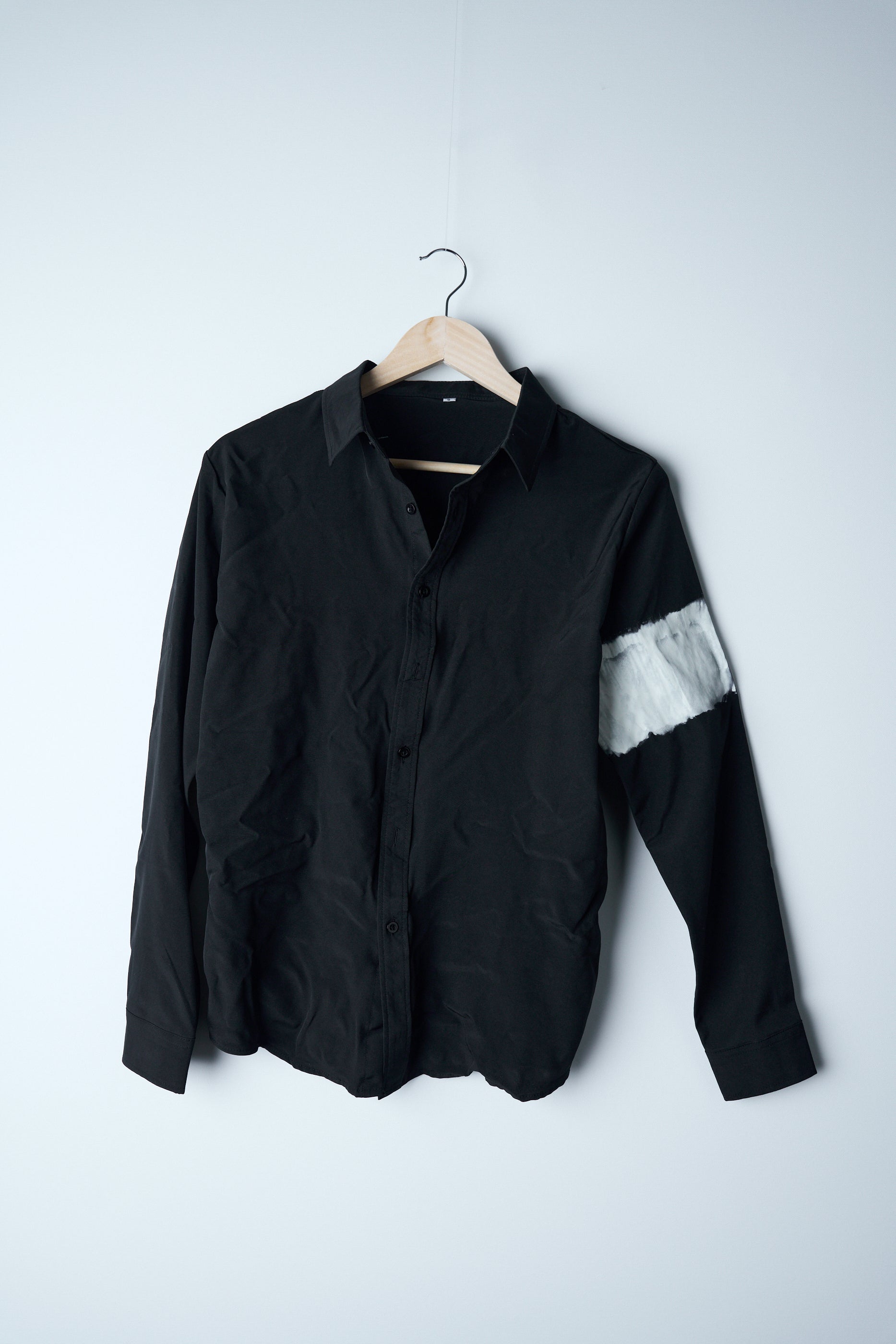 Gewalt "Formal Dress Shirt" White on Black w/ Armband