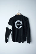 Gewalt "Formal Dress Shirt" White on Black w/ Armband