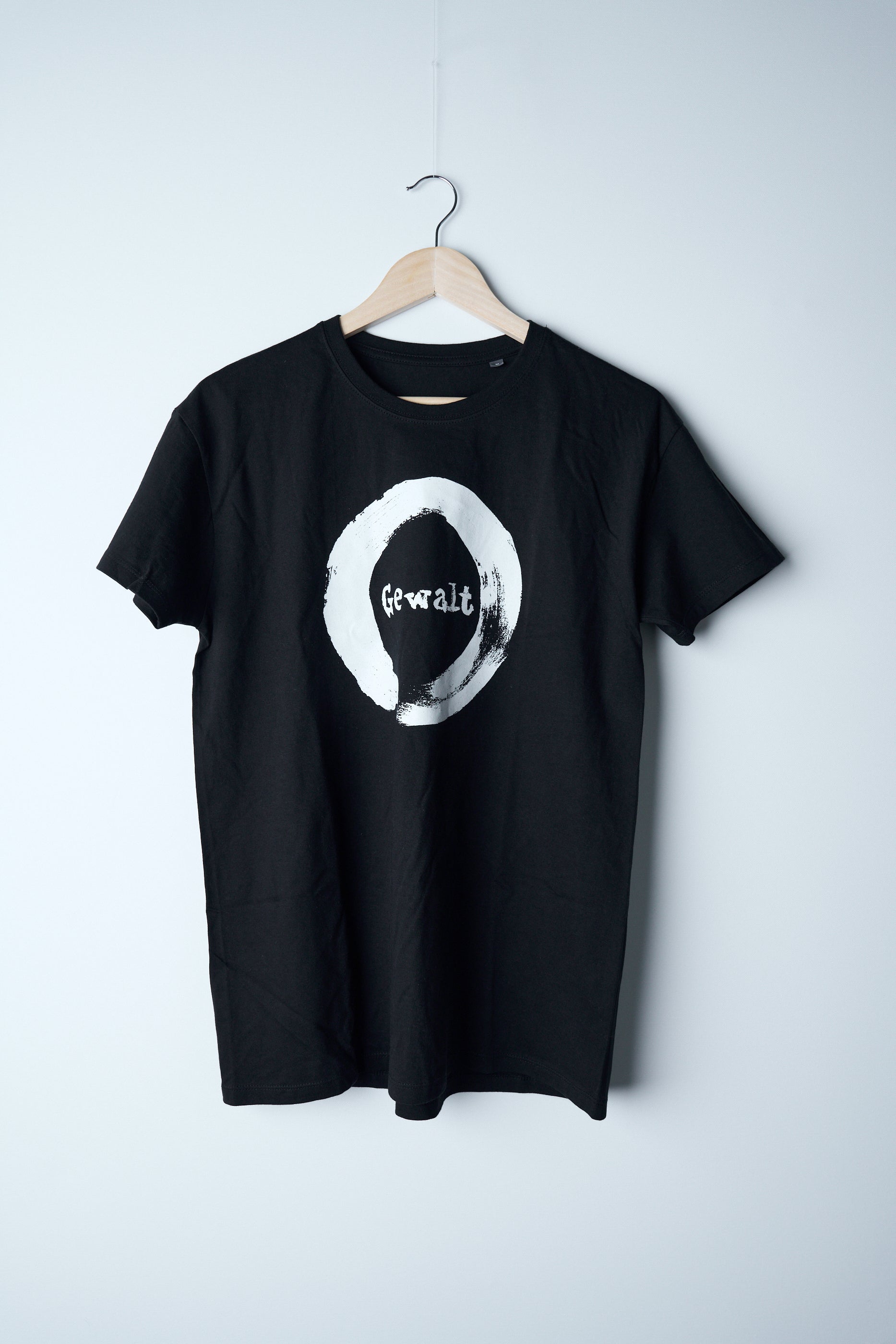 Gewalt "Classic Shirt" (White on Black)